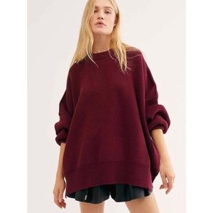 Free People Easy Street Tunic in Violet Panther S